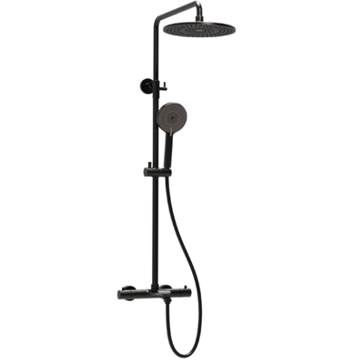 RIGEL W2-R-TSME14418T Thermostatic MATT BLACK Rain Shower Set